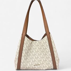 Michael Kors Rosemary Large Signature Logo Shoulder Bag